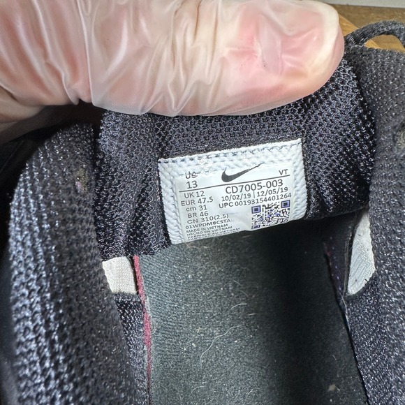 Nike Air Max Plus 3 Black Wolf Grey Silver CD7005-003 Mens Size 13 TN Sneakers - Picture 4 of 9